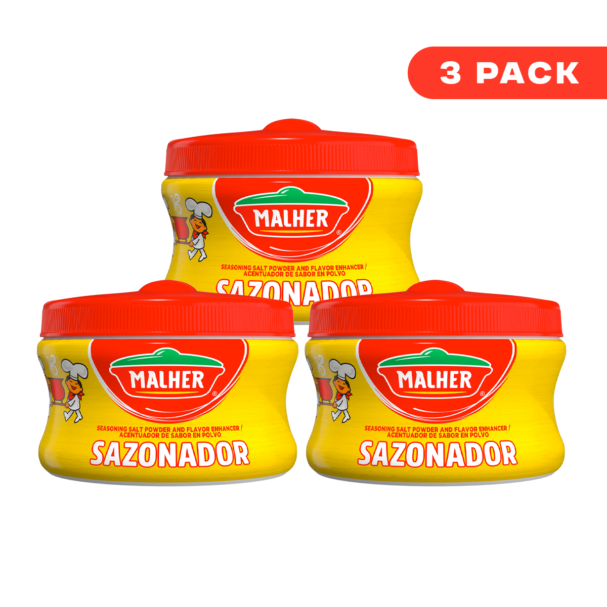 *New* Sazonador 8.81 Oz Mhaler (Pack of 3)