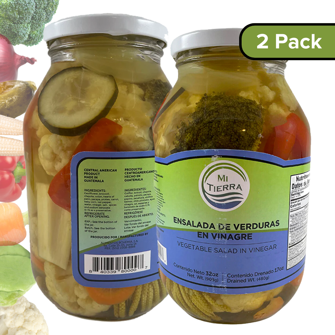 Ensalada De Verduras En Vinagre 32oz - (Pacote com 2)