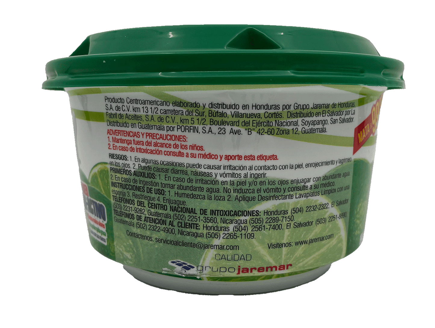 Limpiox Lemon Scent Powered Dish Soap 425g (Pack of 3)