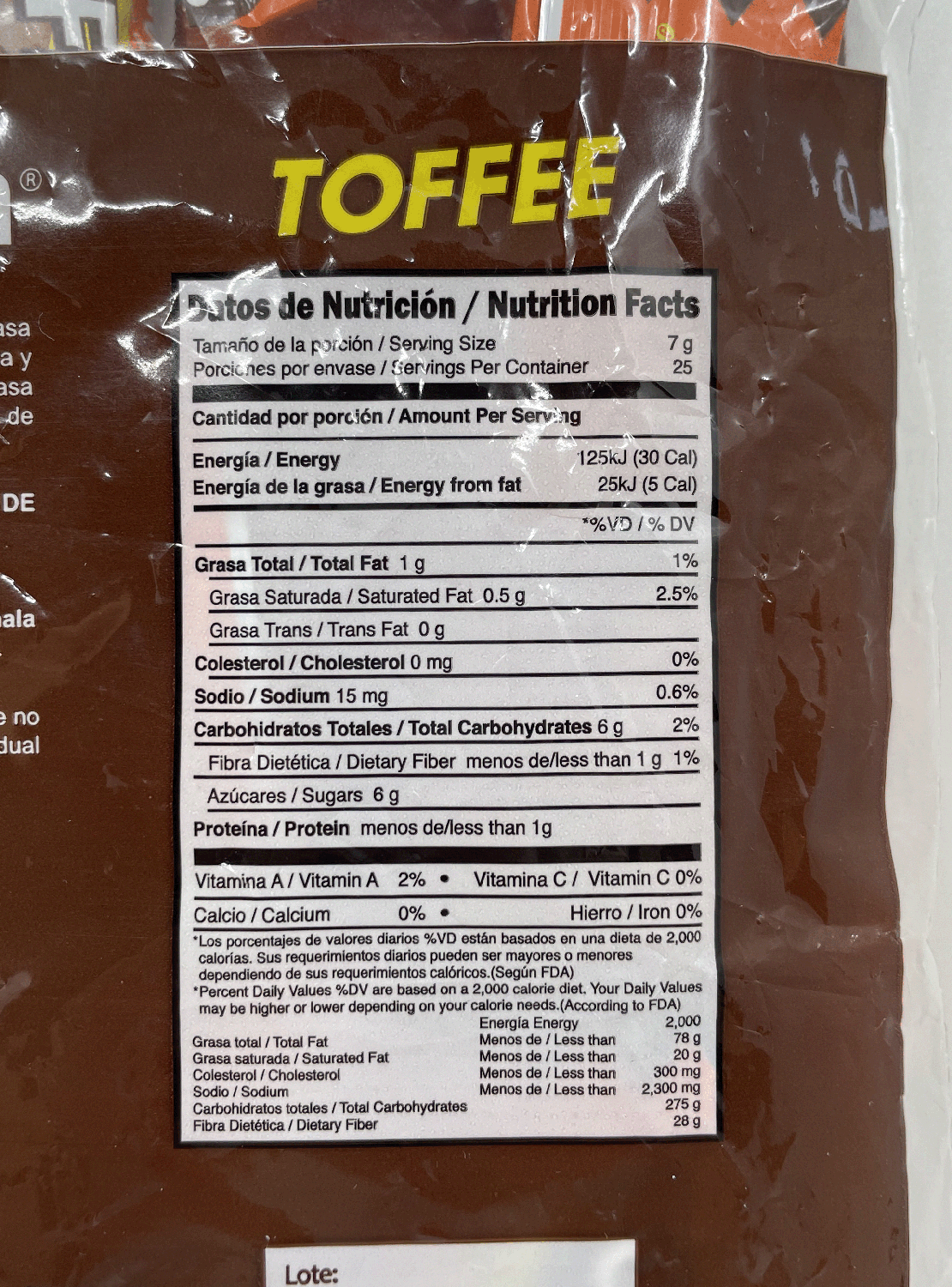 Toffee Bar 25uds - (Pack de 3)