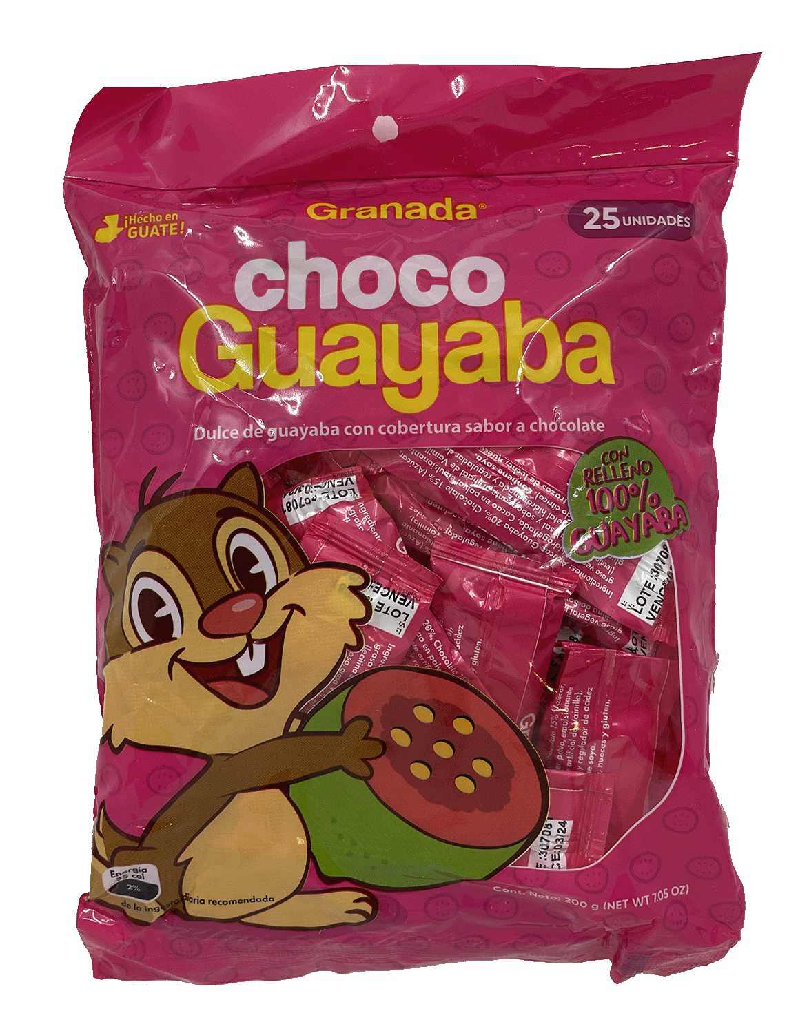Choco Guayaba 25pzs - (Pack de 3)