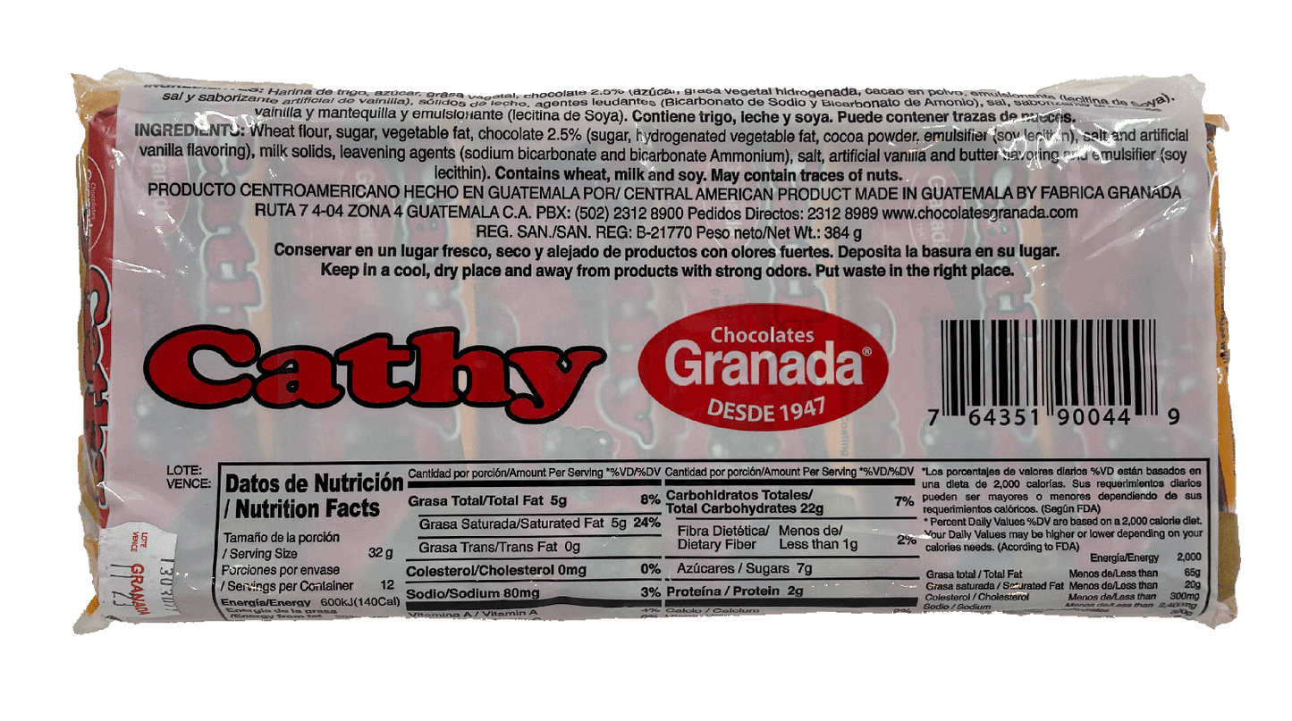 Cathy 12 piezas - (paquete de 3)