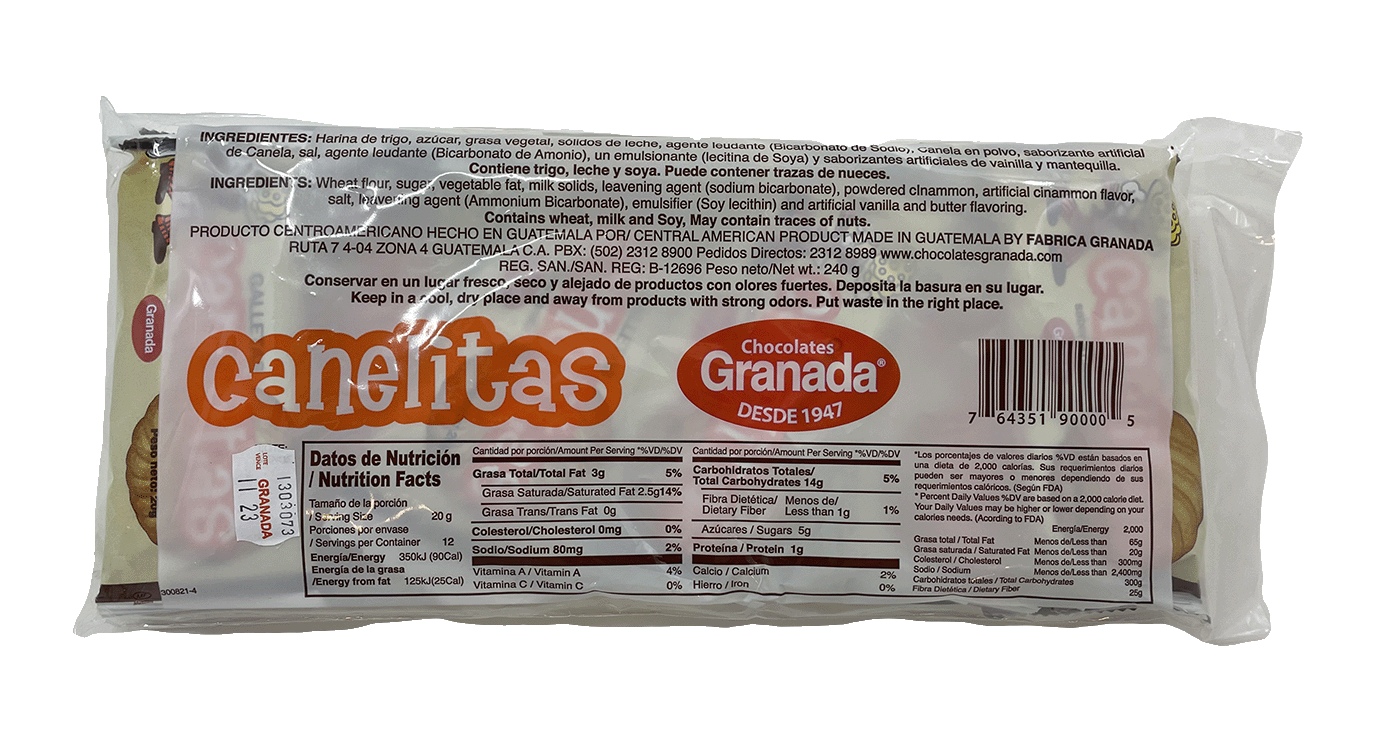 Canelitas 12pzas - (Pack de 3)