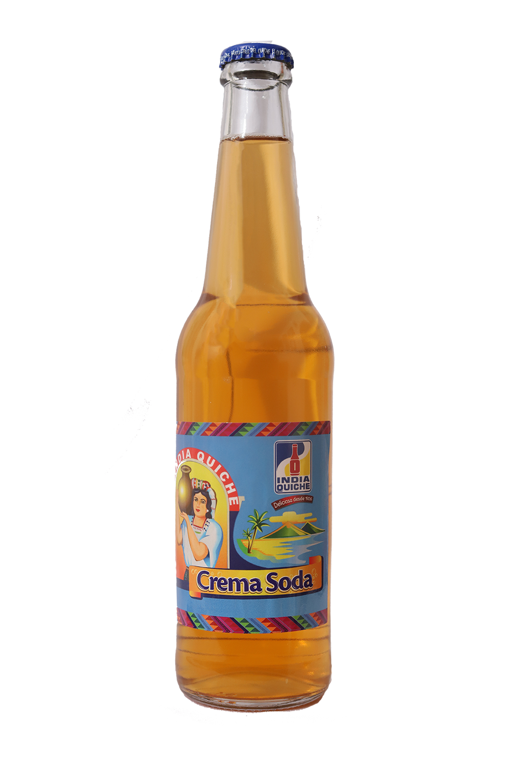 India Quiche - Natural Creme Soda Bottles 12oz - Pack of 2