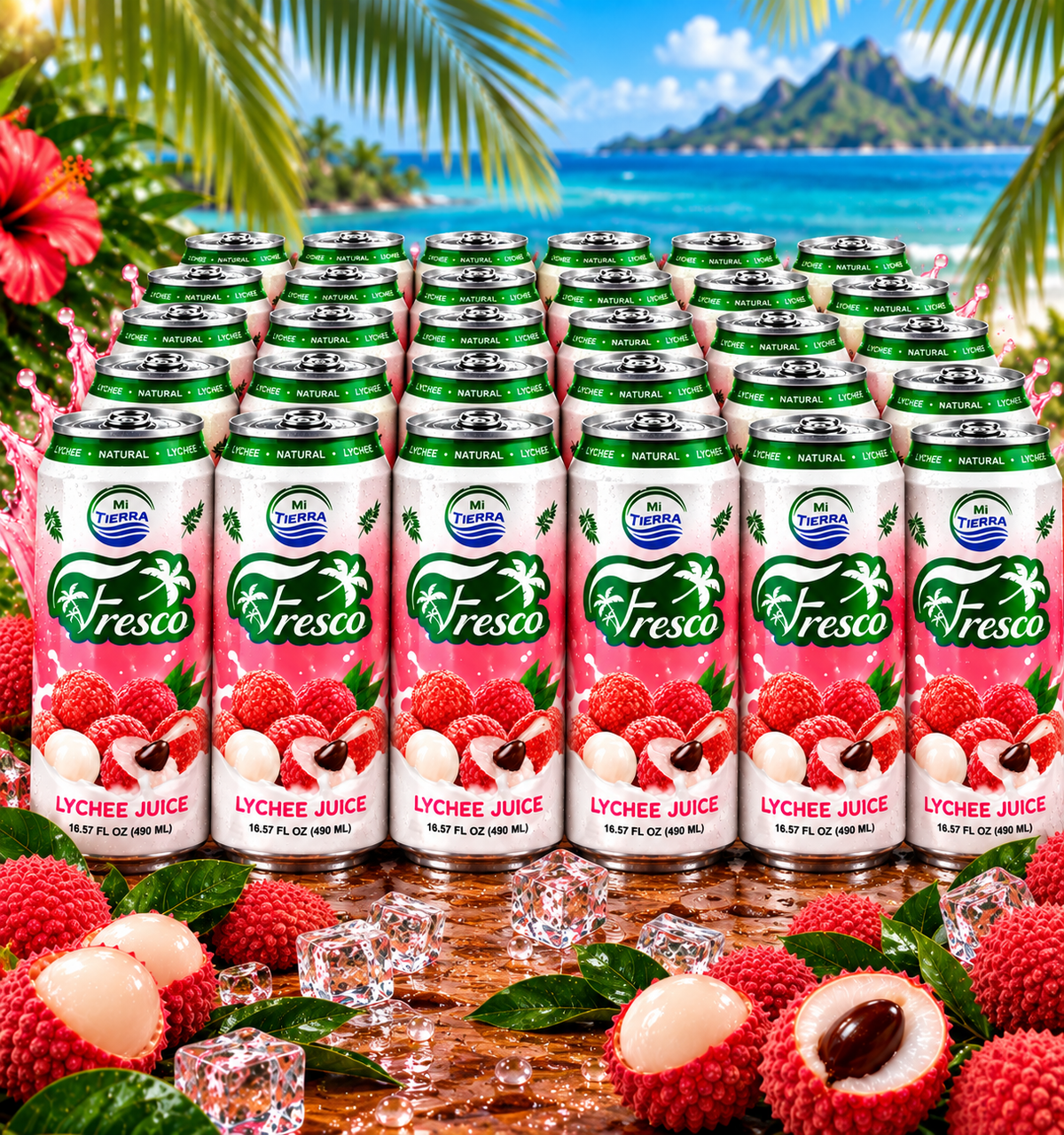 *NEW* Mi Tierra Natural Juices 16.57oz - Lychee