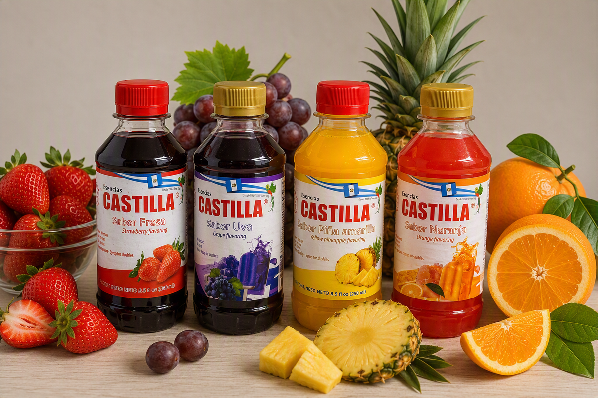Castillas Sabor Tropical (Pack of 4)