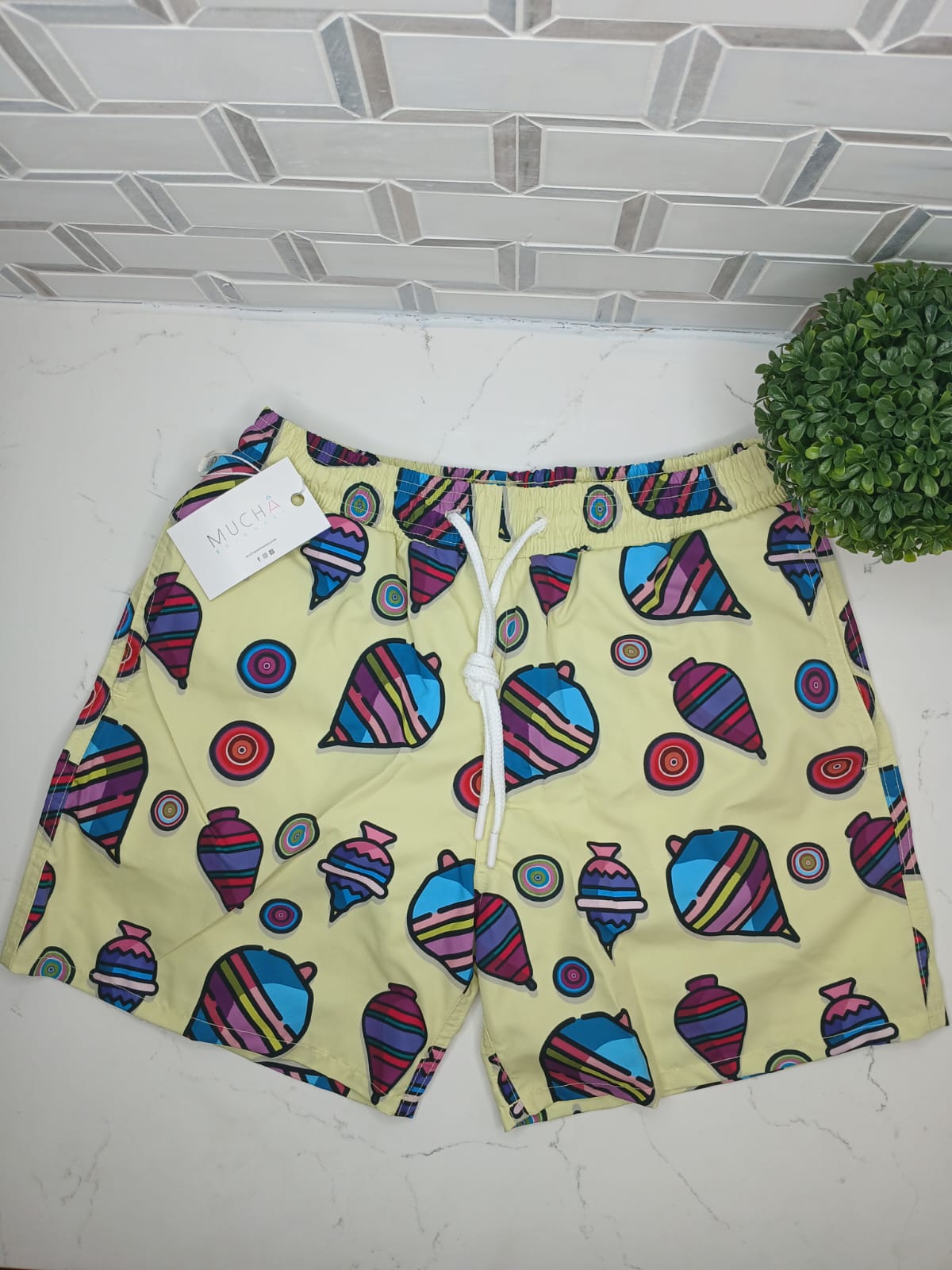 MUCHA - "Icons" 100% Polyester Men's Swimsuit Shorts Trunks