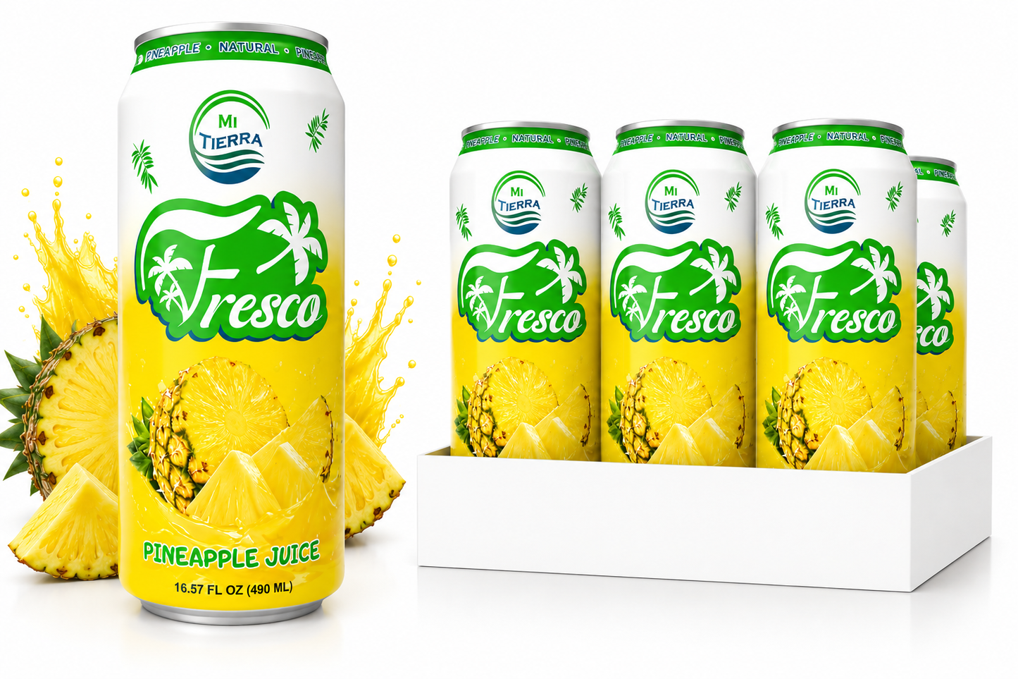 *NEW* Mi Tierra Natural Juices 16.57oz- Pineapple
