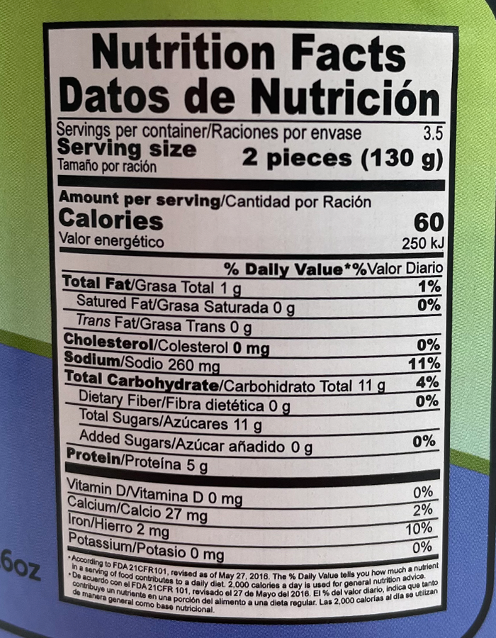 Pacaya En Salmuera 32oz - (Pacote com 2)