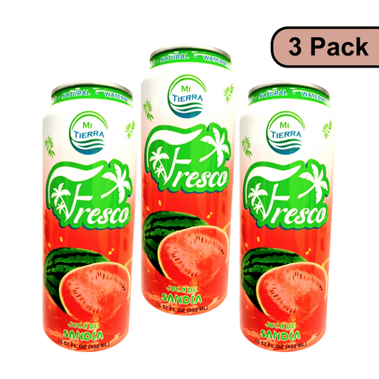 *NEW* Mi Tierra Natural Juices 16.57oz- Watermelon (3 Pack)