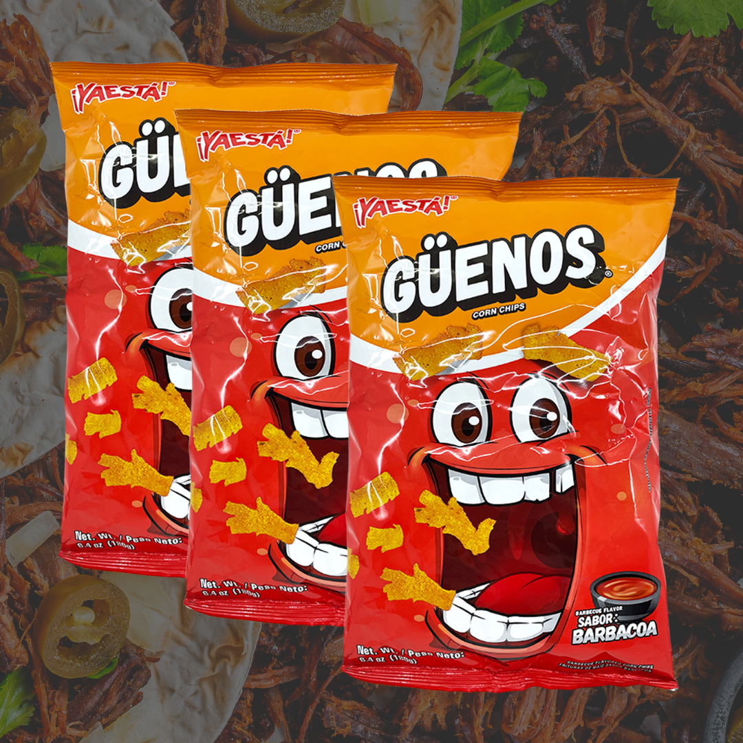 Guenos Sabor Barbacoa 180g - (Pack de 3)