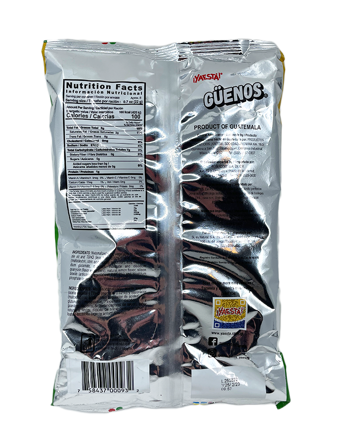 Guenos Sabor Limão 180g - (Pacote com 3)