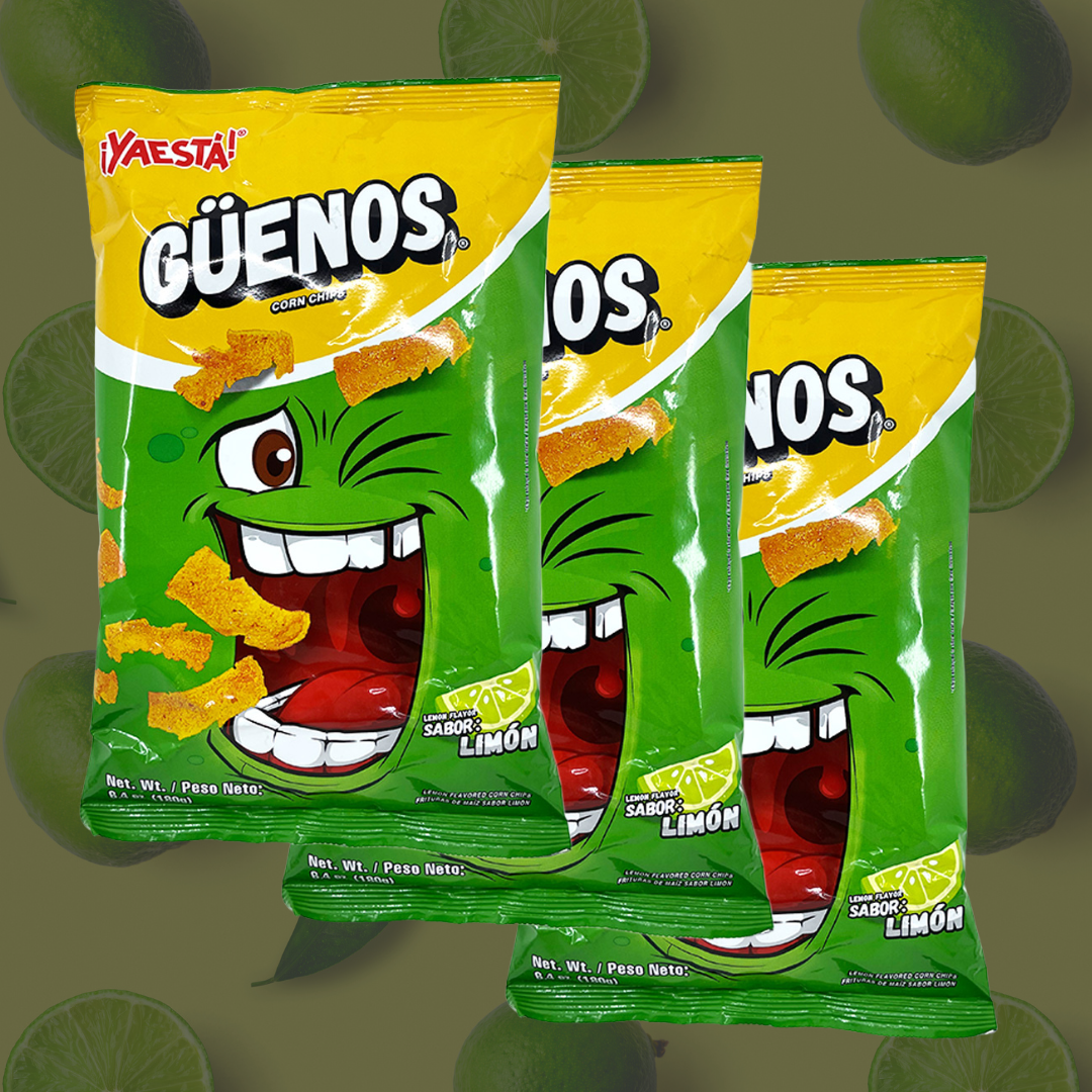 Guenos Sabor Limon 180g - (Pack de 3)
