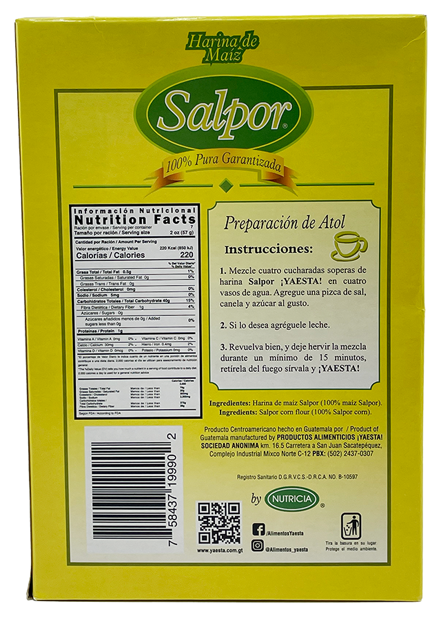 Harina De Maiz Salpor 400g - (Pack de 2)