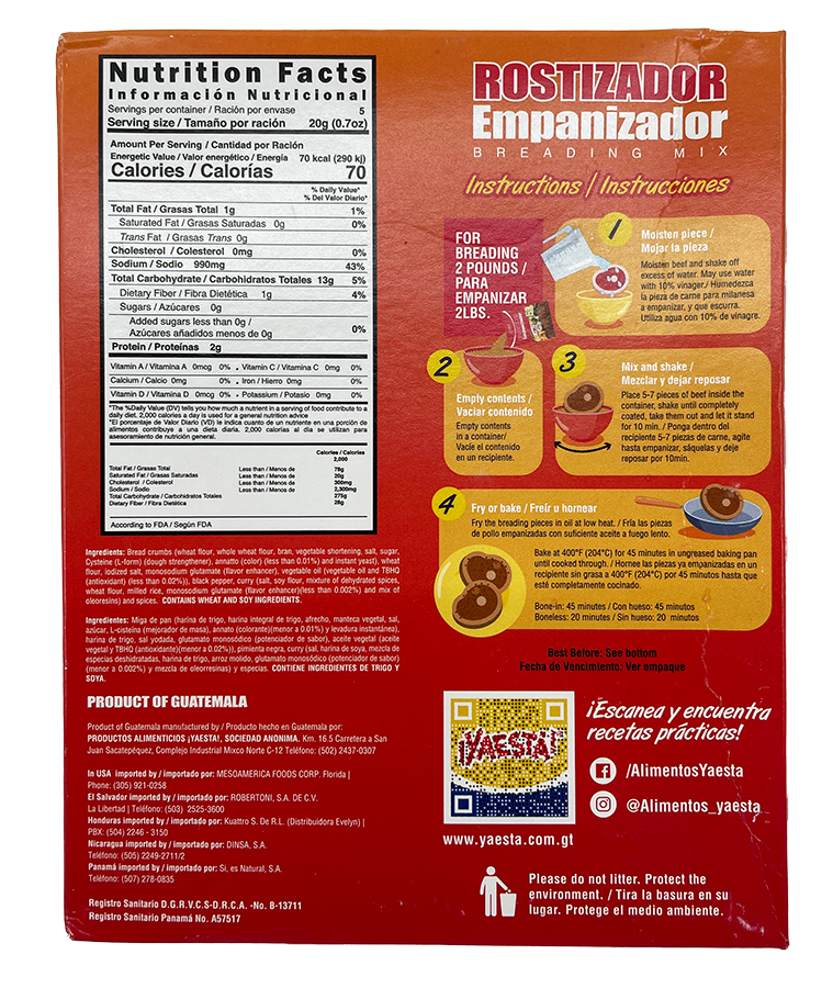 Rorstizado Empanizador Milanesa 3.5oz - (Paquete de 5)