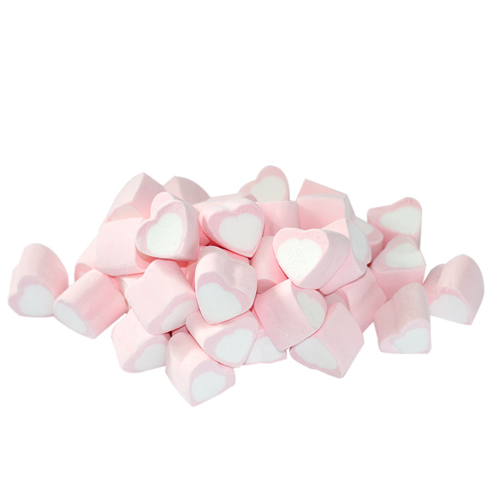 GUANDY - Marshmallow Hearts, Vanilla & Strawberry Flavors, 71g each (Pack of 2)