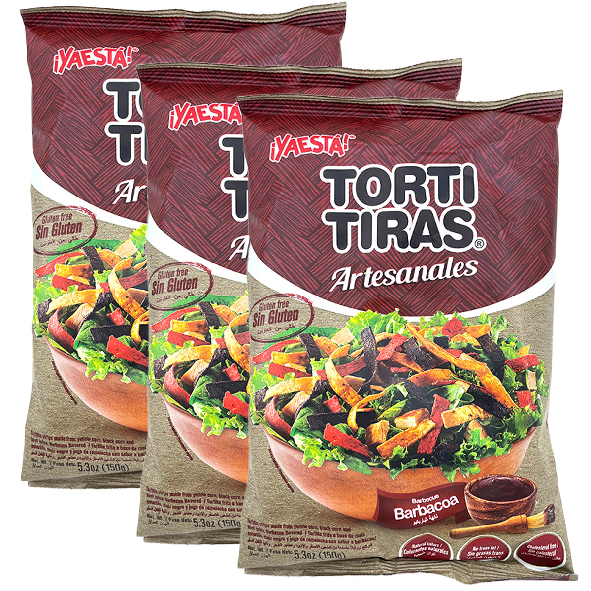 Torti Tiras Artesanales (Pack de 3)