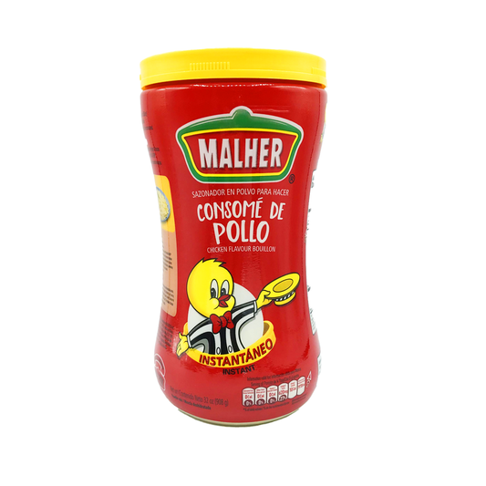 Consome de Pollo Malher 32 oz. (Pack of 2)