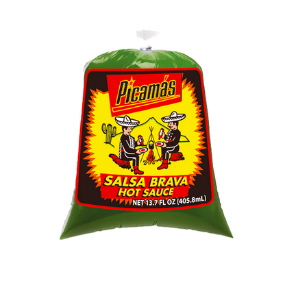 Picamas Green Hot Sauce 13.7oz (Pack of 3)