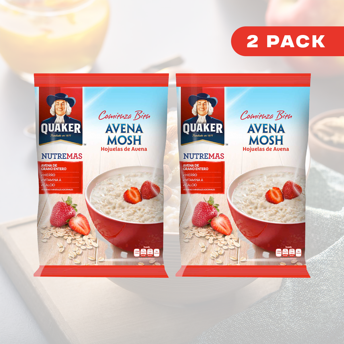 *New* Avena Quaker 360g (Pack of 2)