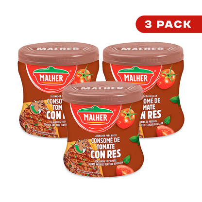 *New* Consome de Res 16oz Malher (Pack of 3)