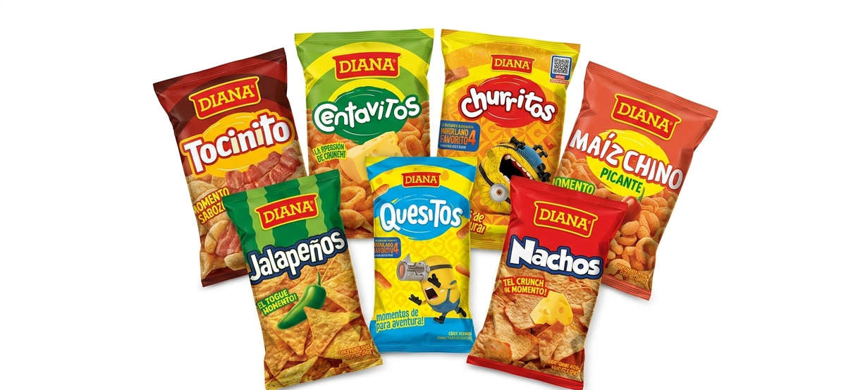 Diana Family Size Assorted Snacks – Variety Combo Pack – 6 Pack