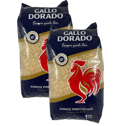 Gallo Dorado Par Boiled Rice 2lb - (Pack of 2)