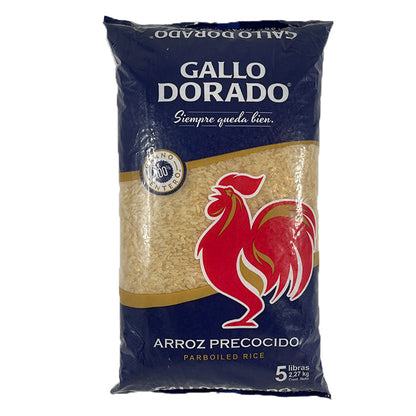 Gallo Dorado Par Boiled Rice 5lb - (Pack of 5)