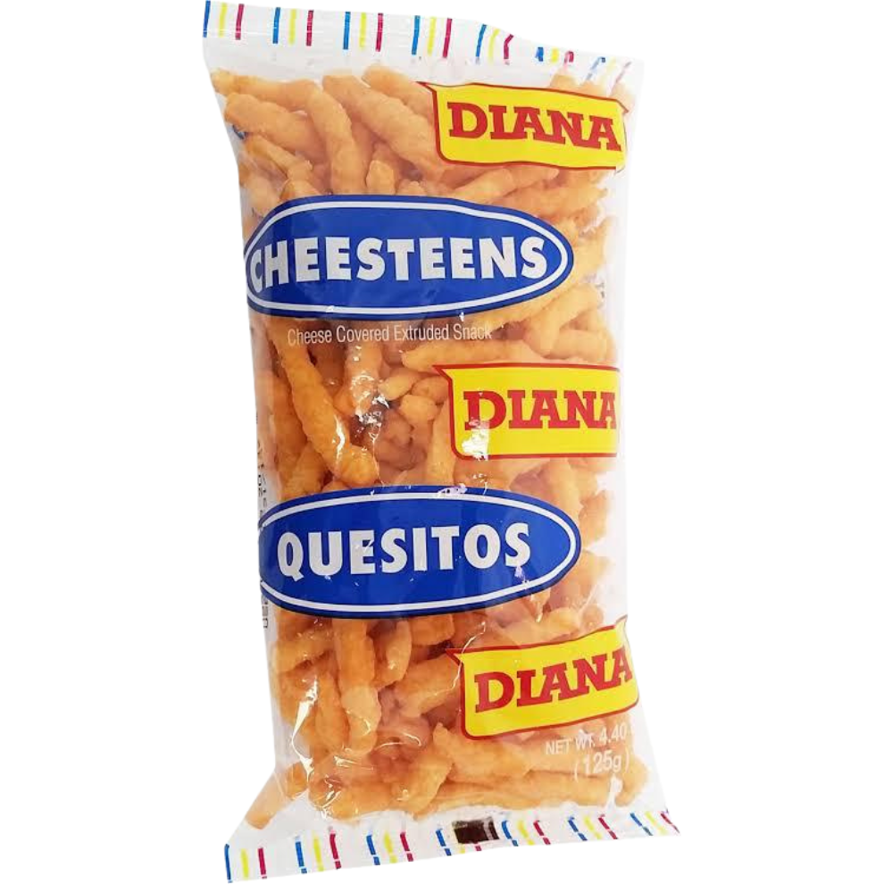 *NEW* Diana Crunchy Cheese Curls Cheesteens Quesitos 4.4 oz (Pack of 2)