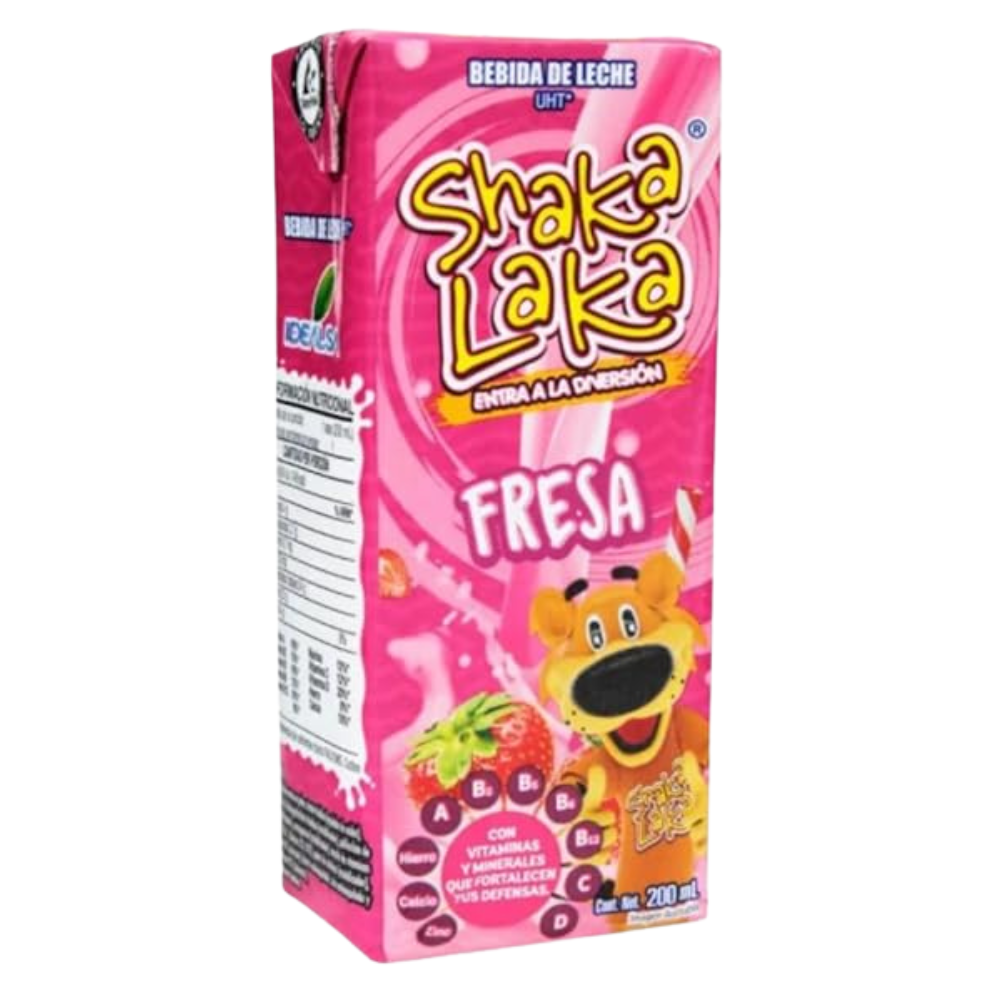 *NEW* Shaka Laka Strawberry Flavored Milk Drink (Pack of 4)