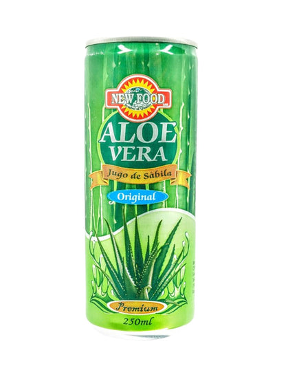 New Food - Natural Aloe Vera Drink 250ml - Pack of (6) Cans