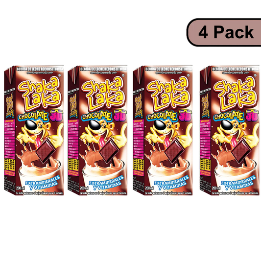 *NEW* Shaka Laka Chocolate Flavored Milk Drink (Pack of 4)
