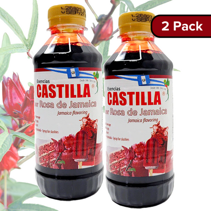 CASTILLA Sugar Free Jamaica Flavor Concentrate - 8.5oz (Pack of 2)