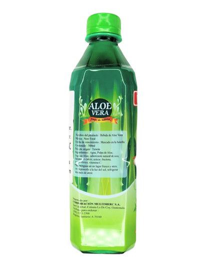 New Food - Natural Aloe Vera Drink 500ml - Pack of (6)