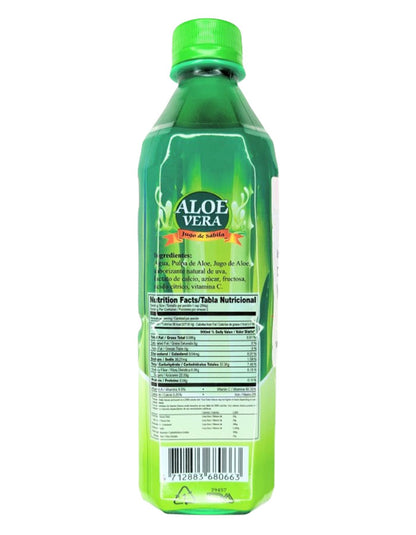 New Food - Natural Aloe Vera Drink 500ml - Pack of (6)