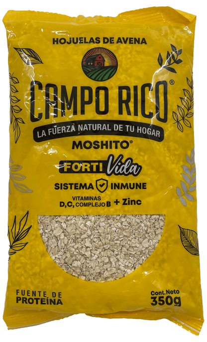 Campo Rico Whole Grain Oatmeal 350g - (Pack of 2)