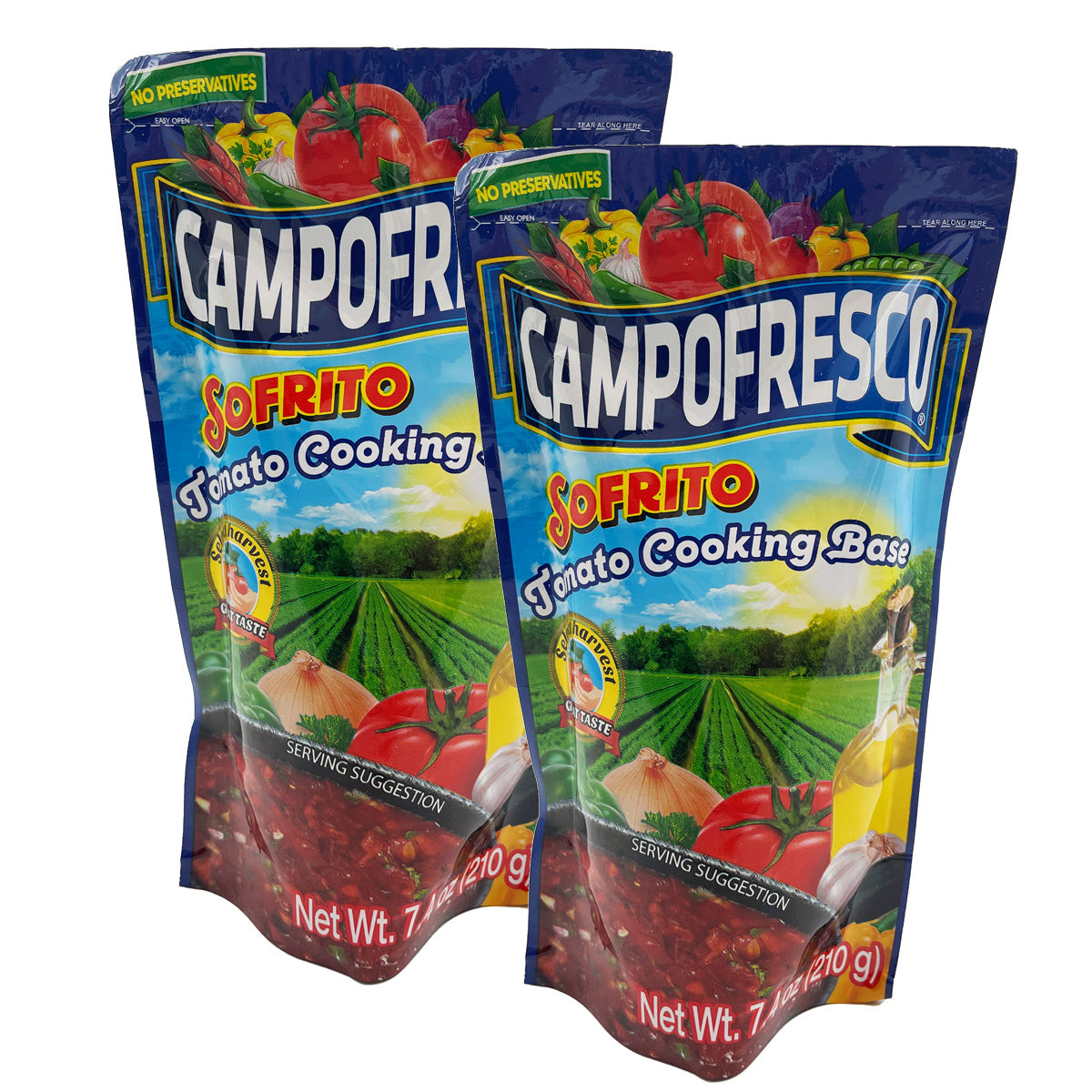 Campo Fresco Tomato Sauce - Stir-fry Flavor - 200g - (Pack of 2)