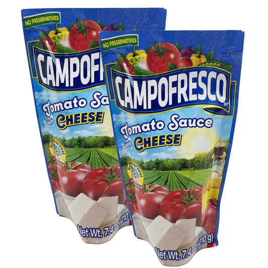 Campo Fresco Tomato Sauce - Cheese Flavor - 200g - (Pack of 2)