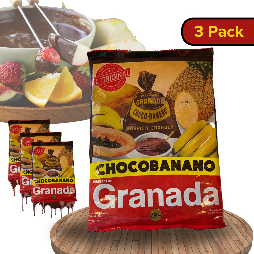 GRANADA - Chocolate Fondue Chocobanana 350g - (Pack of 3)