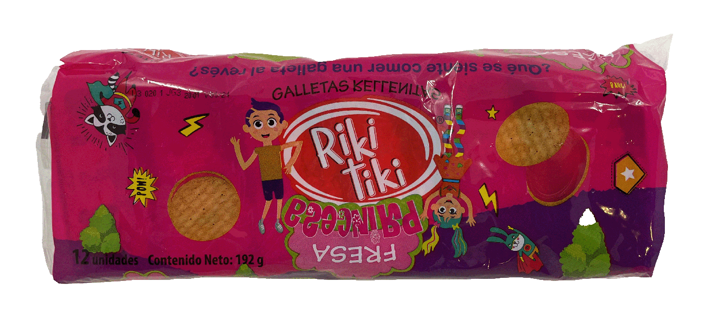 RIKITIKI - Variety Pack - Cream Filled Sandwich Cookies 192g (Pack of 2)