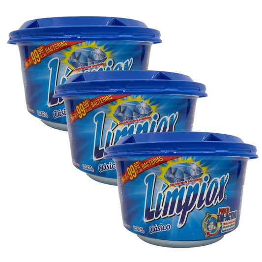 Limpiox Tropical Blue Scent Powered Dish Soap 425g (Pack of 3)