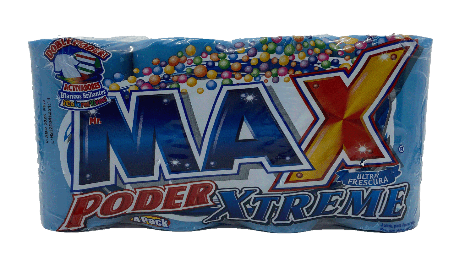 Max Poder Xtream Color Fresh Laundry Soap Bar (Pack of 2)