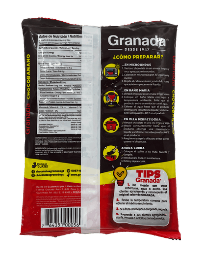 GRANADA - Chocolate Fondue Chocobanana 350g - (Pack of 3)