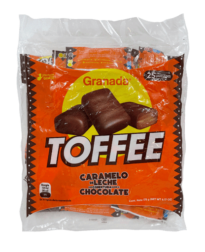 GRANADA Milk Caramel Toffee Covered With Chocolate 25pcs - (Pack of 3)