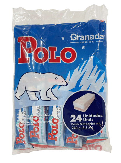 GRANADA - Marshmallow & Wafers Covered With White Chocolate 24pcs - (Pack of 2)
