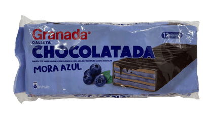 GRANADA Chocolatada Wafers 12pcs - Blueberry - (Pack of 3)