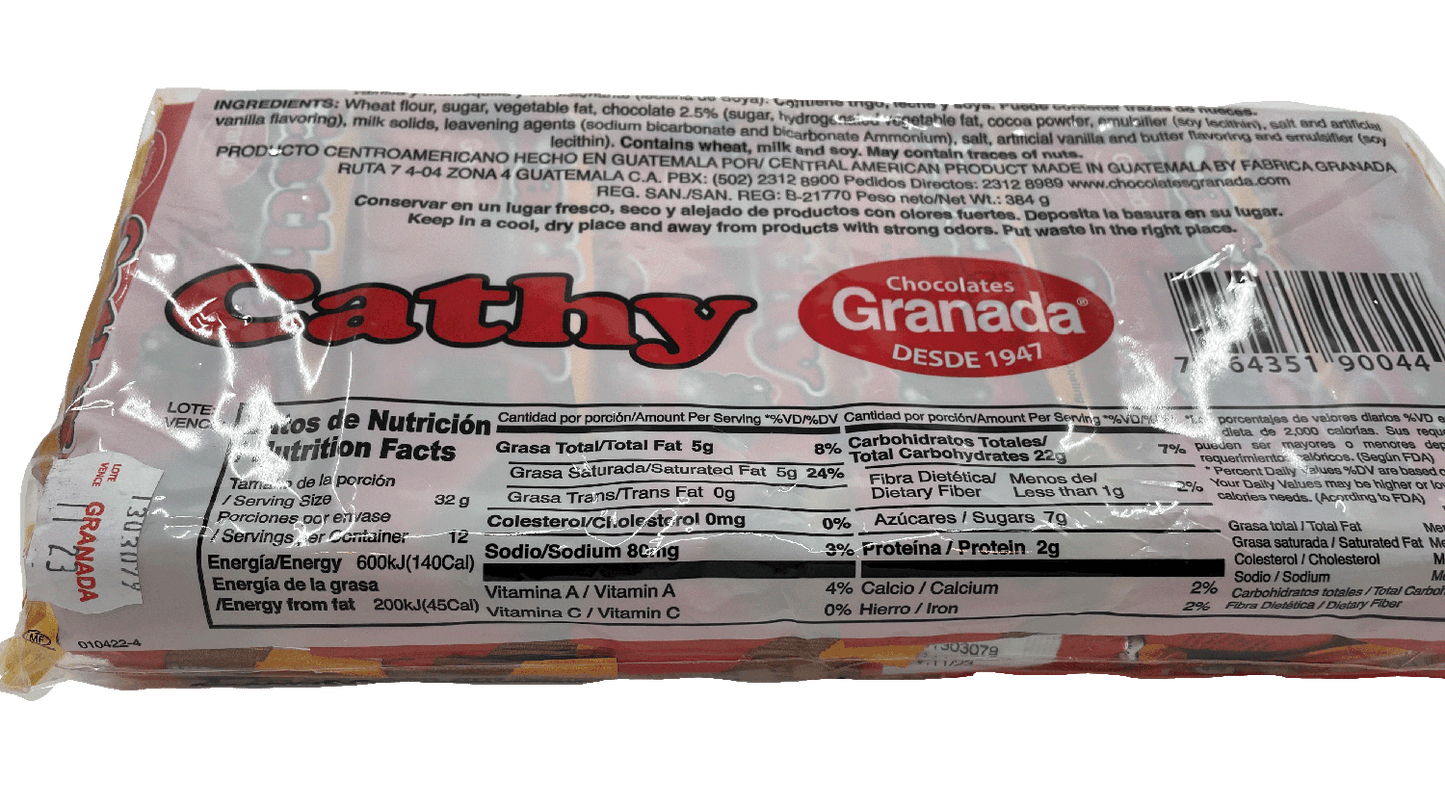 GRANADA Cathy Edition Vanilla & Chocolate Cookies 12pcs - (Pack of 3)