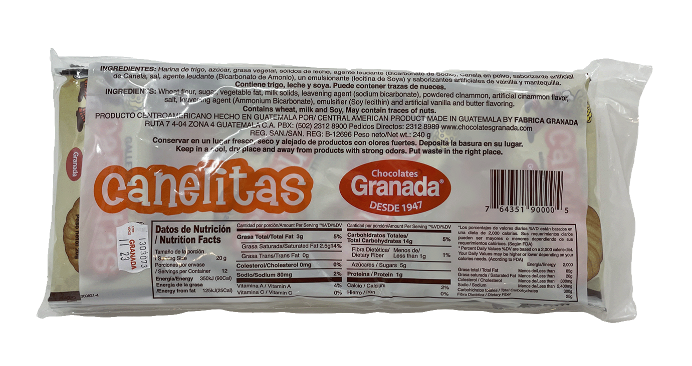 Canelitas 12pcs - (Pack of 3)