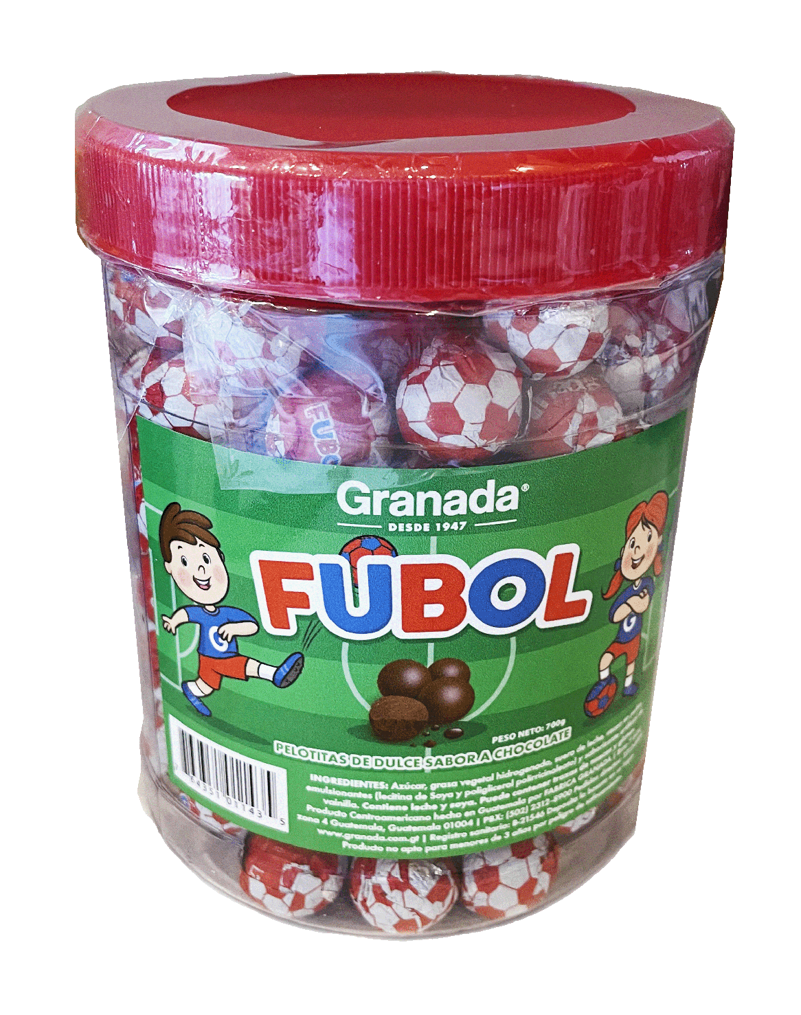 GRANADA Futbol Chocolate Candy Balls (Pack of 1)