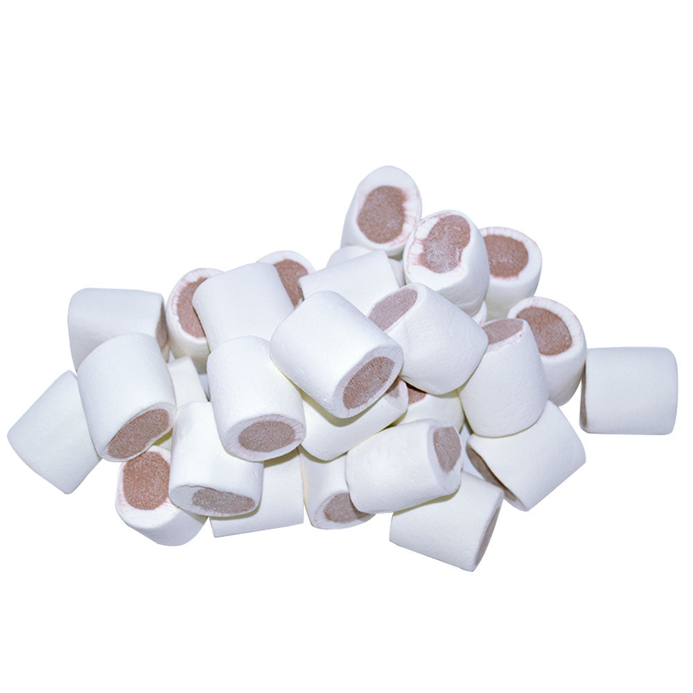 GUANDY - Bombones Chocolate Core Marshmallows, Vanilla & Chocolate Flavor , 200g (Pack of 3)